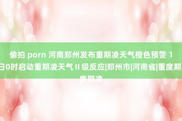 偷拍 porn 河南郑州发布重期凌天气橙色预警 17日0时启动重期凌天气Ⅱ级反应|郑州市|河南省|重度期凌